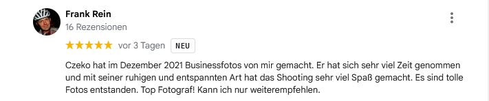 Czeko Studios Business Shots Google Bewertungen | Ihr Fotograf in  |  Offenbach